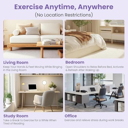 Image of Fashion Puller Exercise, 8-Tube Pedal Resistance Device, Pedal Resistance Band with Handle, Detachable and Adjustable Pedal Resistance Device for Arm,Waist Training & Stretching