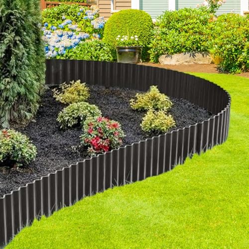 Clôture de jardin haute résistance et bordure métallique durable - 6
