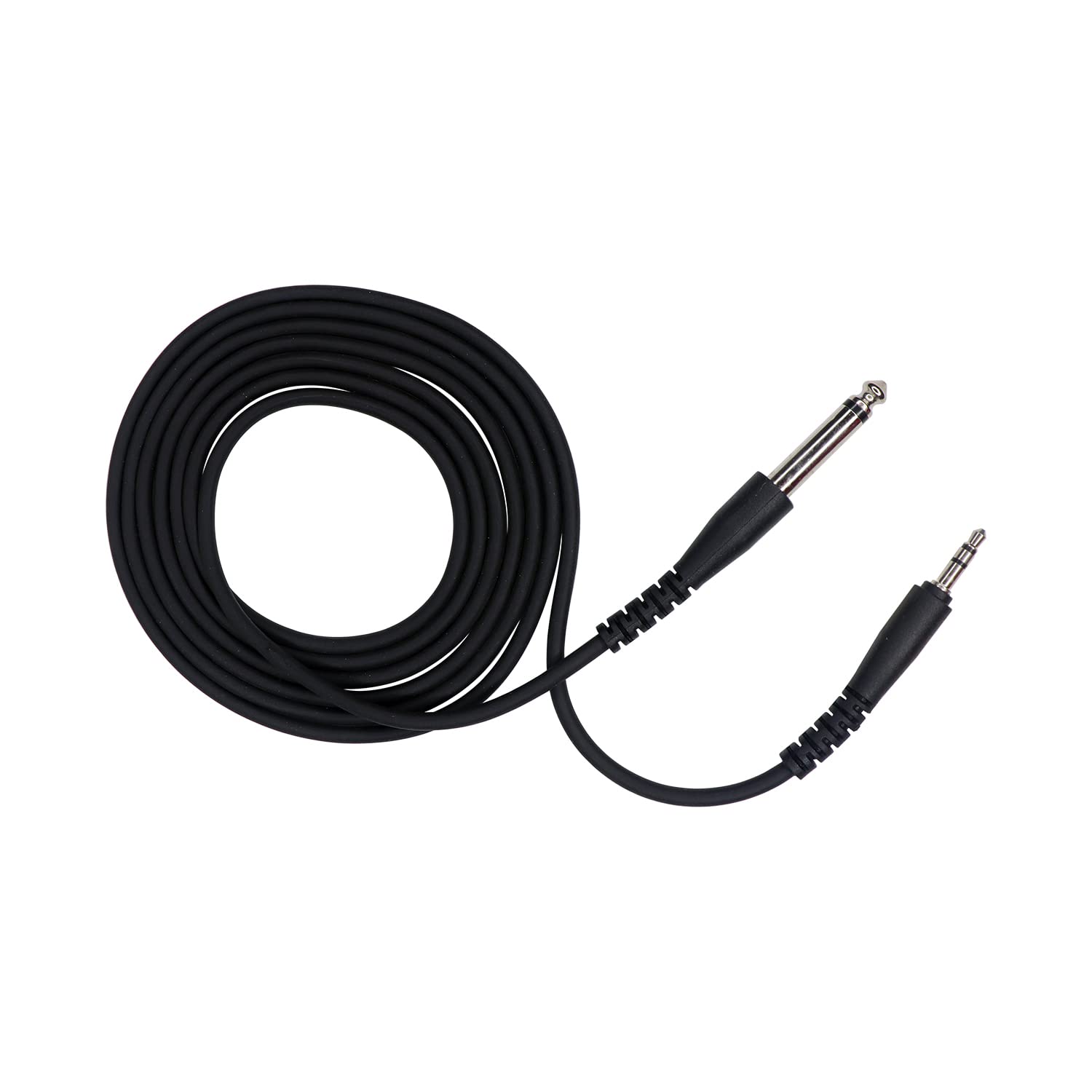 Electronic Spices 6.35mm to 2.5mm Male jack Mono to Mono audio cable for Mixer, Microphone, Electric Guitar (Black)-image-47