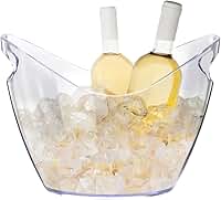 Balde De Gelo Acrílico Cristal 8 Litros Champanheira