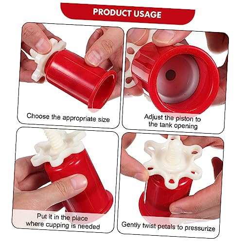 ORFOFE 6pcs Cupping Therapy Cups Set Suction Cups para Terapia de Ventosas Corporales Kit Revo miniatura 3