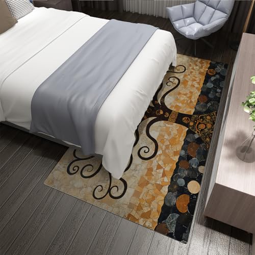 Tapis 140x200cm abstrait lavable machine style minimaliste salon