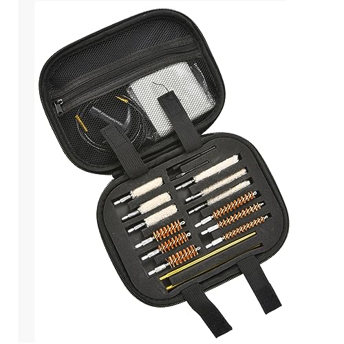 Kit de nettoyage de pistolet pour brosses de calibre 9mm et accessoires de tir