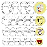 Amplia aplicación: las insignias de botones instantáneos son adecuadas para manualidades, proyectos escolares y como un maravilloso regalo para fiestas de cumpleaños y bodas, apropiadas para diseñar insignias especiales para escuelas, empresas, fábricas.