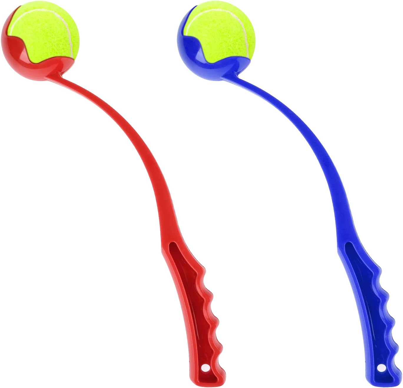 Aila 2PCS Dog Ball Launcher, Thrower HandsFree Dog Ball Pick Up and