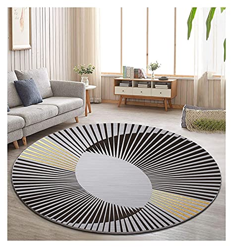 Tapis circulaire antidérapant pour sécuriser et réchauffer le sol de la chambre