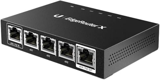 Ubiquiti Networks ER-X Ethernet LAN Router cablato (10,100,1000 Mbit/s, Ethernet...