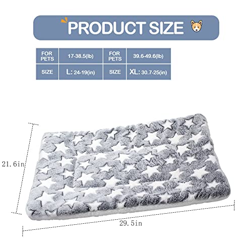 Kimpets Soft Flannel Thickened Pet Soft Fleece Pad Pet Bed Mat For Puppy Dog Cat Sofa Cushion Home Rug Keep Warm Sleeping Cover (21.6*29.5In X-Large) #TOP5