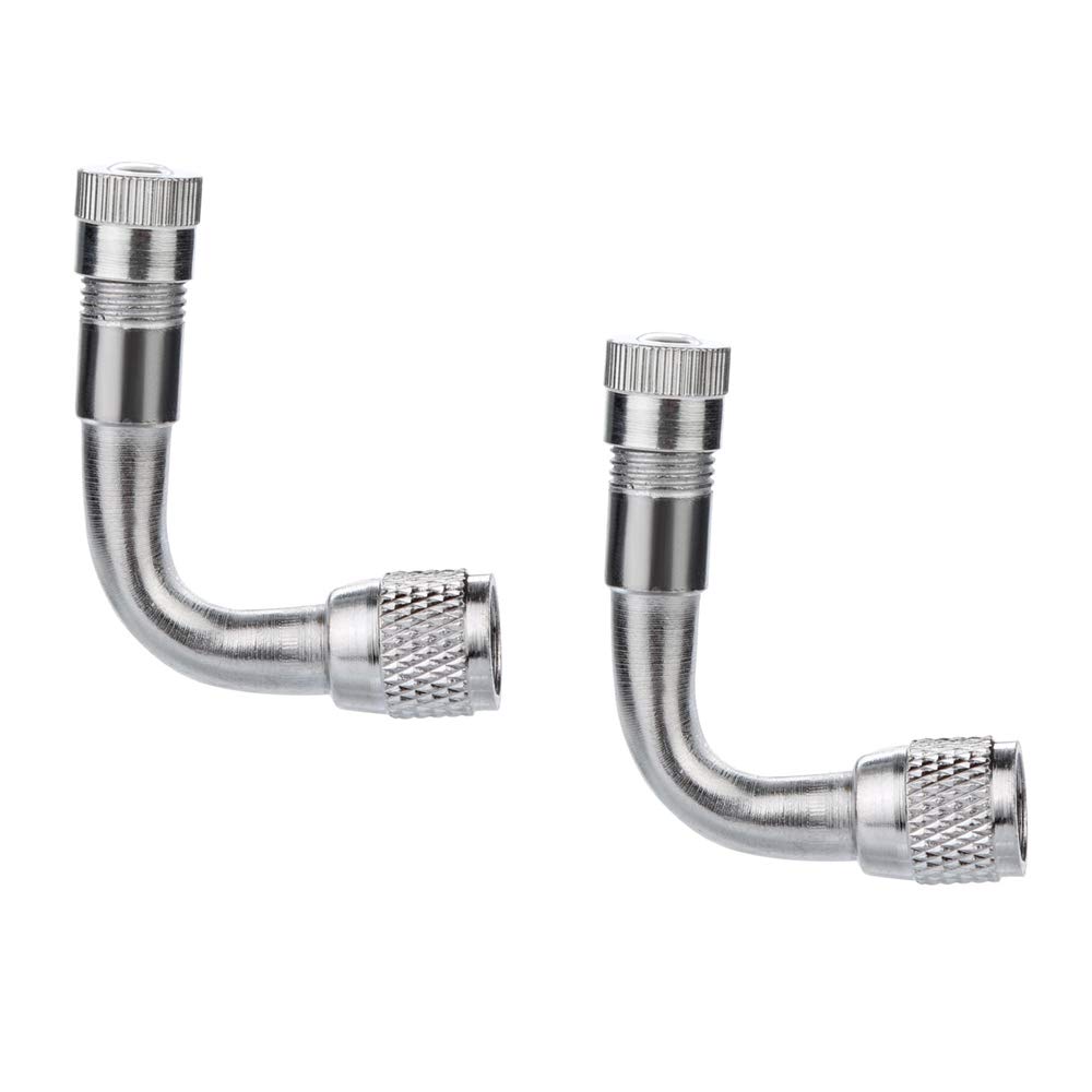 Amazon | YFFSFDC 90°エクステンション L型 エアバルブ 原付バイク用