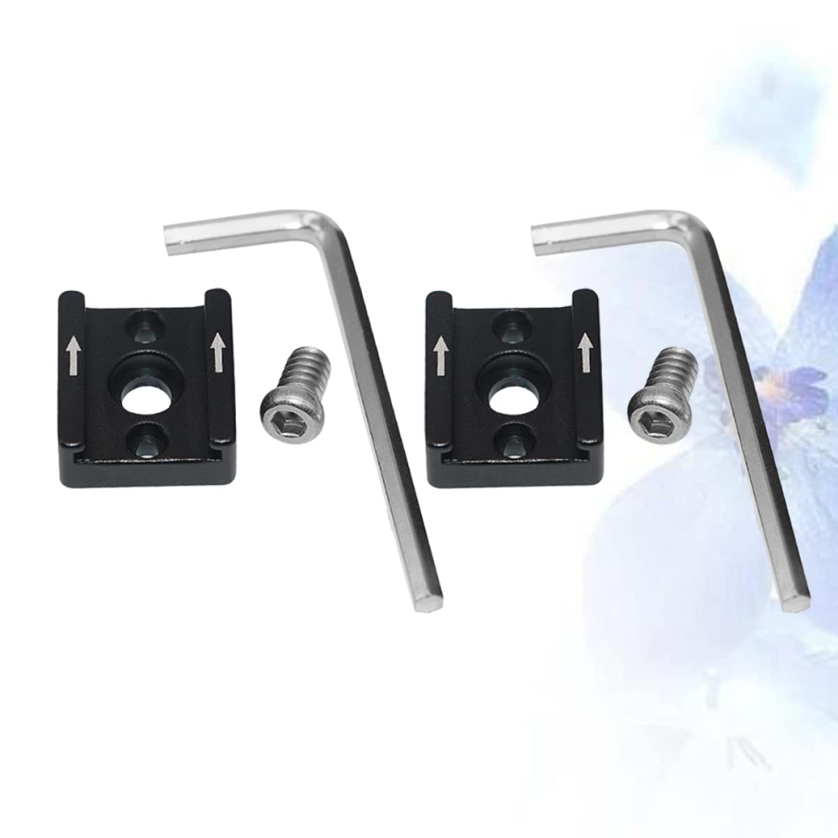DOITOOL 6juegos Adaptador De Zapata Fría Metálico Soporte para Flash Base De Montaje Resistente para Cámaras Compatible La Mayoría De Flashes El Mercado Unidades