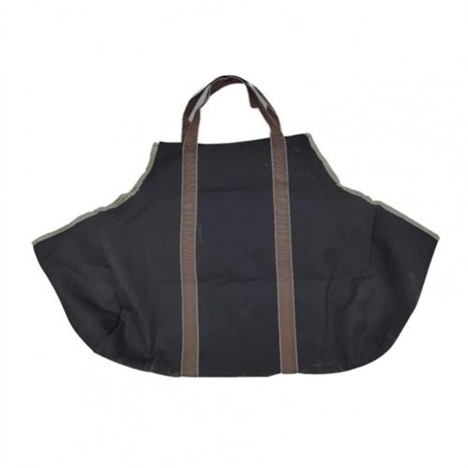 Canvas Firewood Log Carrier, Canvas Firewood Tote Bag Wood Handling Fireplace Camping Outdoor Black