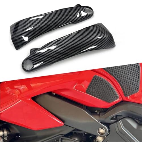 Panneaux latéraux Ducati Streetfighter V4 ailettes de carénage protections de cadre noires