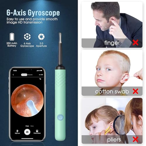 image for AIFINI Ear Wax Removal, Ear Cleaner with Camera and Light, Ear Wax Rem