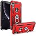 iPhone XR Case [ Military Grade ] 15ft. Drop Tested Protective Case | Kickstand | Compatible with Apple iPhone XR- Red