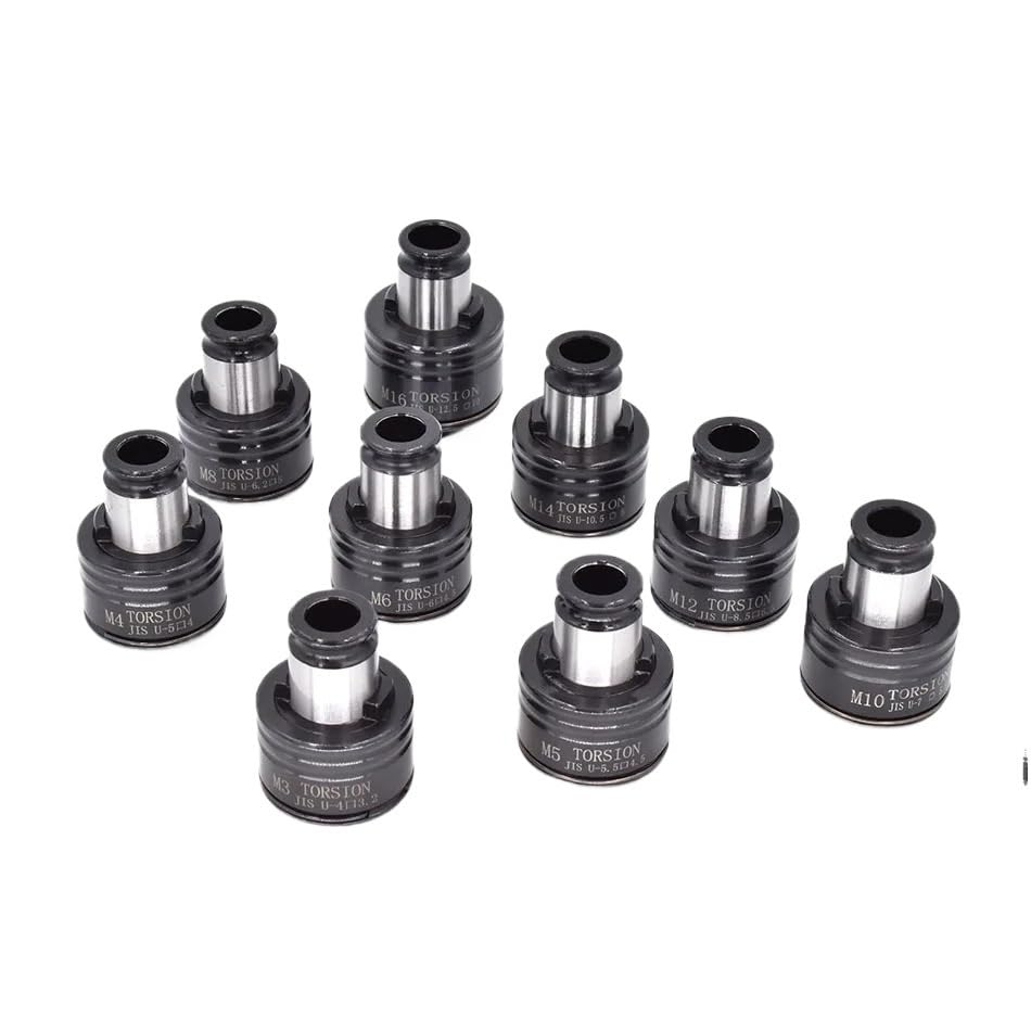 1 pieza GT12 Machos de Roscar Pinzas de Roscado Mandril M2 M3 M4 M6 M10 M12 Mandril Protección Contra Sobrecarga ISO JIS Estándar Macho Anti-Rotura Máquinas Herramientas CNC(JIS Standard,GT12-M10)