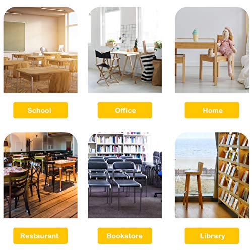 Hemoton 20Pcs Protetores de Piso de Perna de Cadeira PÃ©s Quadrados de Cadeira Cobre MÃ³veis de Mesa