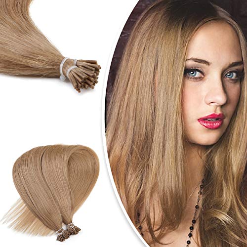 Neitsi® 20" 1g/s 25s/lot Fusion Glue Honey Blonde I Tip/Stick Remy Human Hair Extensions (27#)