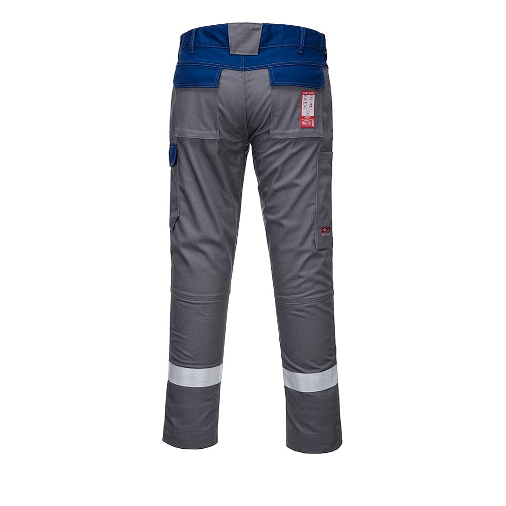 Portwest Pantalón Bicolor Bizflame Ultra de Alta Visibilidad Soldadura Regular FR06