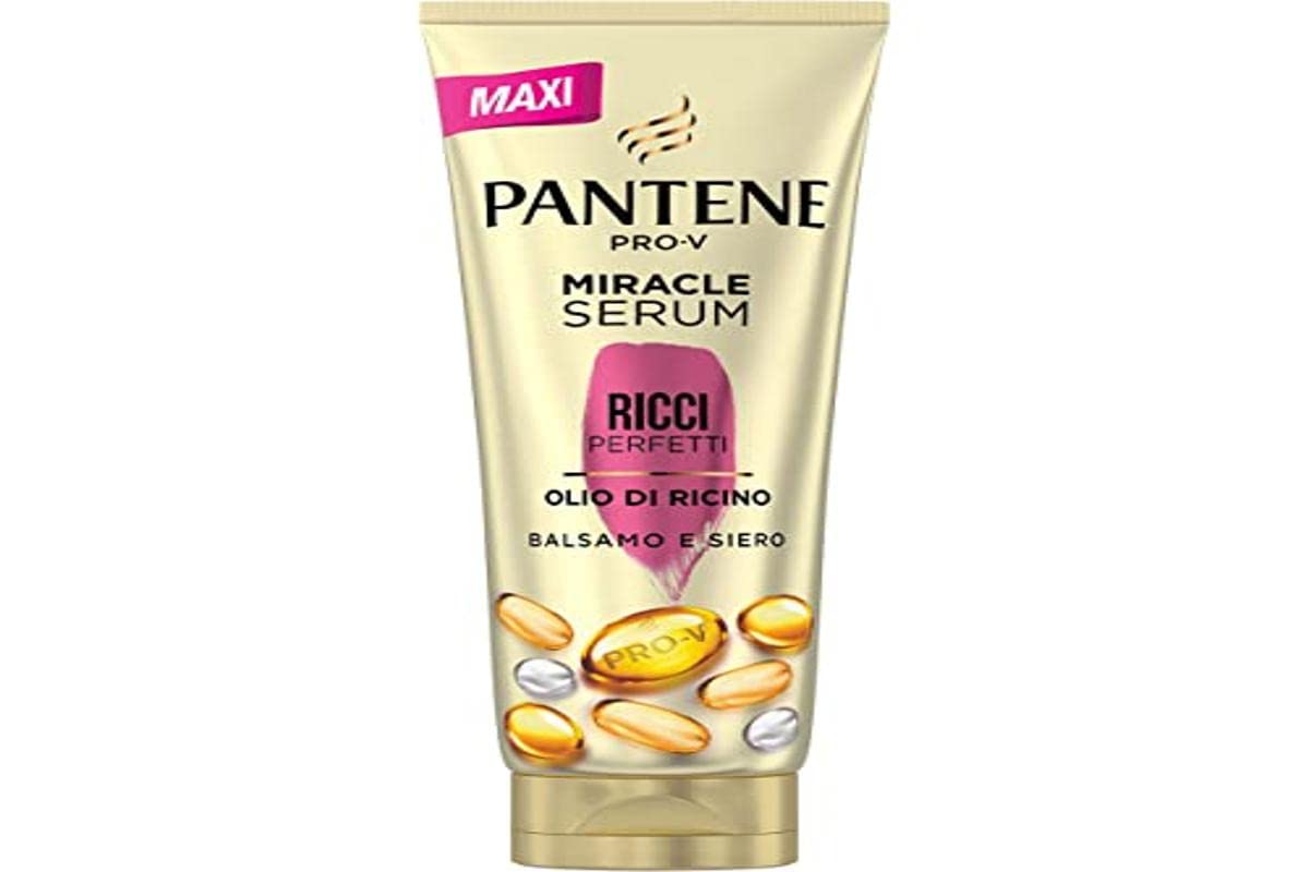 PantenePro-V Miracle Serum Perfect Curls Intensive and Nourishing Treatment with or Without Rinsing with Castor Oil 200ml