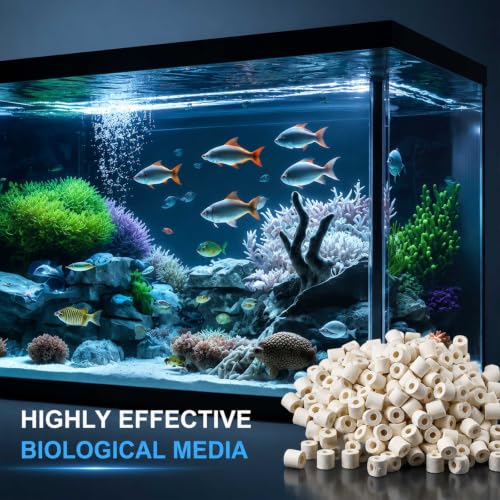 Image of Threlaco 30 Pack Aquarium Filter Media Set Replacement Compatible with Cascade 1200 /1500 Ccf2ul Ccf3ul Filter, Bio Sponge Filters, White Floss Pads, Activated Carbon, Ceramic Ring, Mesh Bags, Grease
