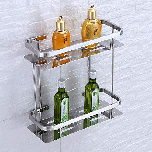 Handtuchhalter Aus Edelstahl, Faltbarer Doppelschichtiger Wand-Handtuchhalter, Badregal, Polierständer, Geeignet Für Küche, Bad,