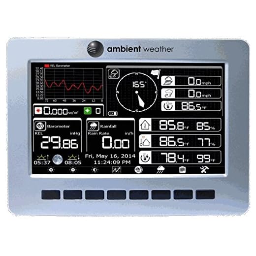 Ambient Weather WS-1001-WIFI-CONSOLE Console for WS-1001 Series Weather Station