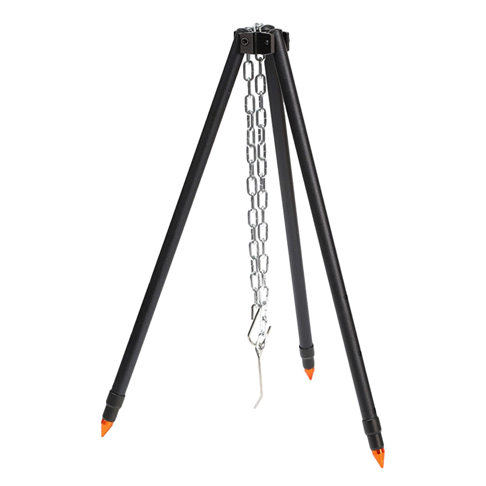 Campfire Cooking Tripod Heavy-Duty Camping Tripod Rack for Dutch Ovens, Parties, Camping, Picnics, and Barbecues