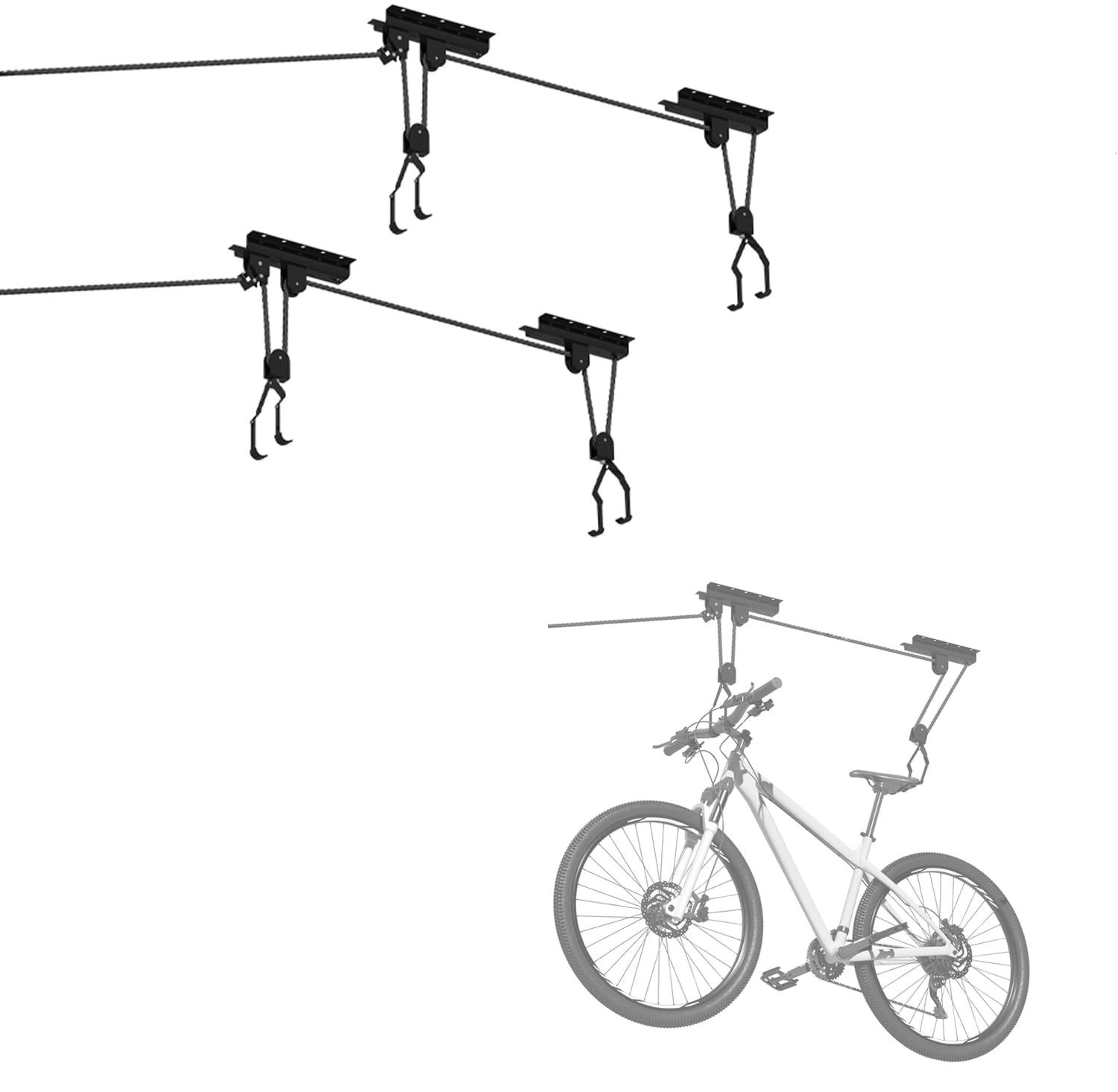 Bike Repair Stand Buy 2PACK Bike Hoist Garage Bike Lift Bicycle