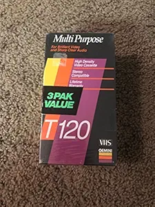 Gemini T120 VHS Tapes 3 Pack