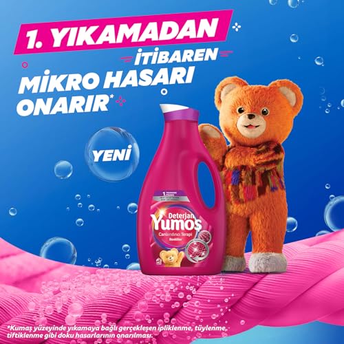 Yumoş Sıvı Çamaşır Deterjanı Canlandırıcı Terapi Renkliler İçin 2520 ml
