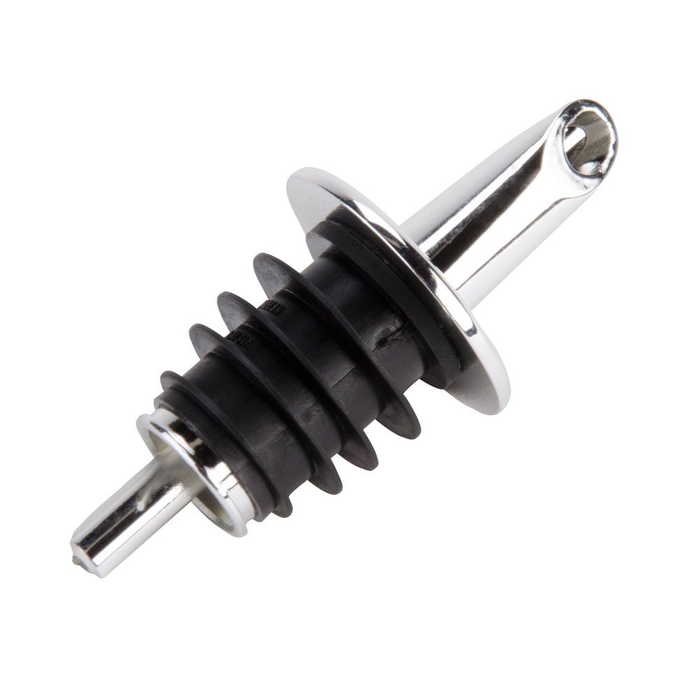 TablecraftProducts Chrome Plated Economy, Collar Wine Pourer, Silver