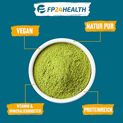 Foto von FP24 Health Gerstengras Pulver Bio 1000g - Laborgeprüft - 1kg Gerstengraspulver aus Bayern im Zippbeutel - Top Qualität
