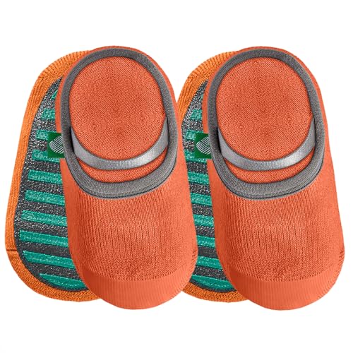 Image of BabyShocks Full-Sole Grip Baby & Toddler Socks – Non Slip Walking Socks for Hardwood & Tile That Don’t Come Off (2-Pack)