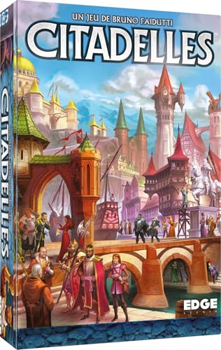 Asmodee – Edge Entertainment – CITADELLES: 4EME Edition – Juegos de Mesa – Juegos de Cartas – A Partir de 10 años – 2 a 8 Jugadores – 30 a 60 min – Versión Francesa