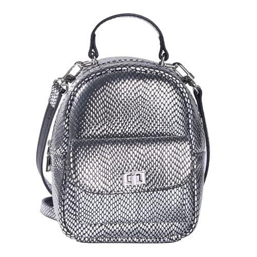 Backpack - Cute and lightweight backpack, mini, versatile, practical front pocket, built-in storage bag - premium backpack, (silver)