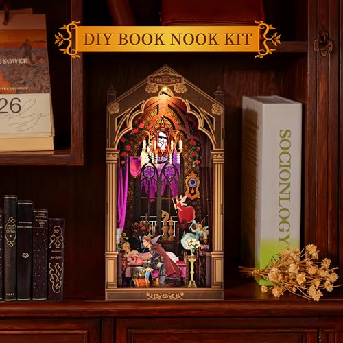 Roine Lxux Rose Princess Book Nook Kit thumbnail 2