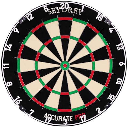 Seydrey 2024 Diana profesional de corcho, diana de acero con flechas, diana oficial de acero, juego de 12 dardos con punta de...