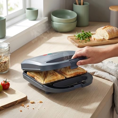Appareil à sandwich Progress Mellow machine à croque-monsieur 2 tranches 750W - 5