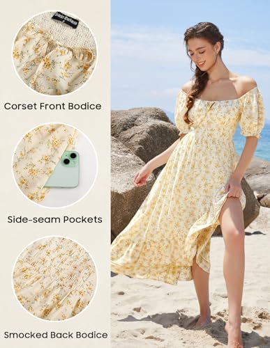 Image of Scarlet Darkness Corset Dresses for Women Summer 2026 Floral Wedding Guest Chiffon Sundress