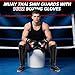 Kickboxing Shin Guards Muay Thai Shin Pads with 16 OZ Boxing Gloves, Adjustable Leg Guards with Instep Protection Shinguards with Workout Gloves Martial Arts Training Equipment for MMA Training(M)