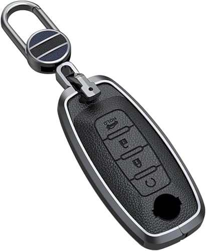 ontto Funda para llave de automóvil de 4 botones para Nissan 2023 2024, funda inteligente para llave remota, guante antiarañazos para Rogue