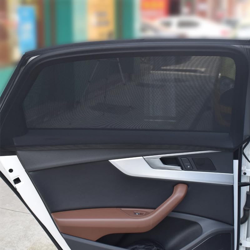 Tendine Parasole per Nissan Leaf -2018,Tendine Parasole Auto Finestrini Laterali,Tende Oscuranti Vetri Auto Block Raggi UV Anti-zanzara e Antipolvere