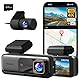 BOTSLAB Dashcam Auto Vorne Hinten, 4K Dashcam Auto GPS mit WiFi, Dual Autokamera mit 64GB SD Karte, ADAS, Nachtsicht, 170°Weitwinkel, WDR, 2,45 IPS, 24/7 Parküberwachung, Loop-Aufnahme