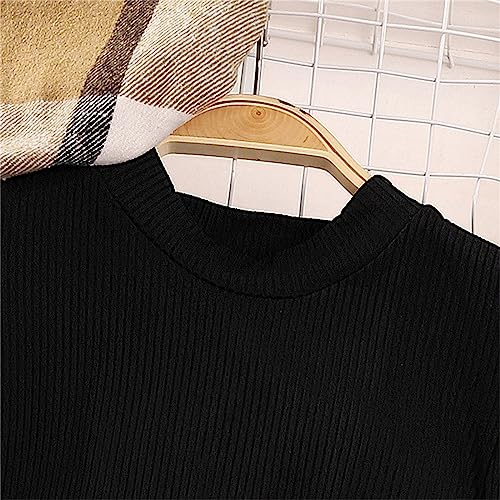 Long Frocks for Girls 4 Years Toddler Kids Child Girls Long Sleeve Ribbed Solid Tops Blouse Plaid Toddler Bunny Dress4