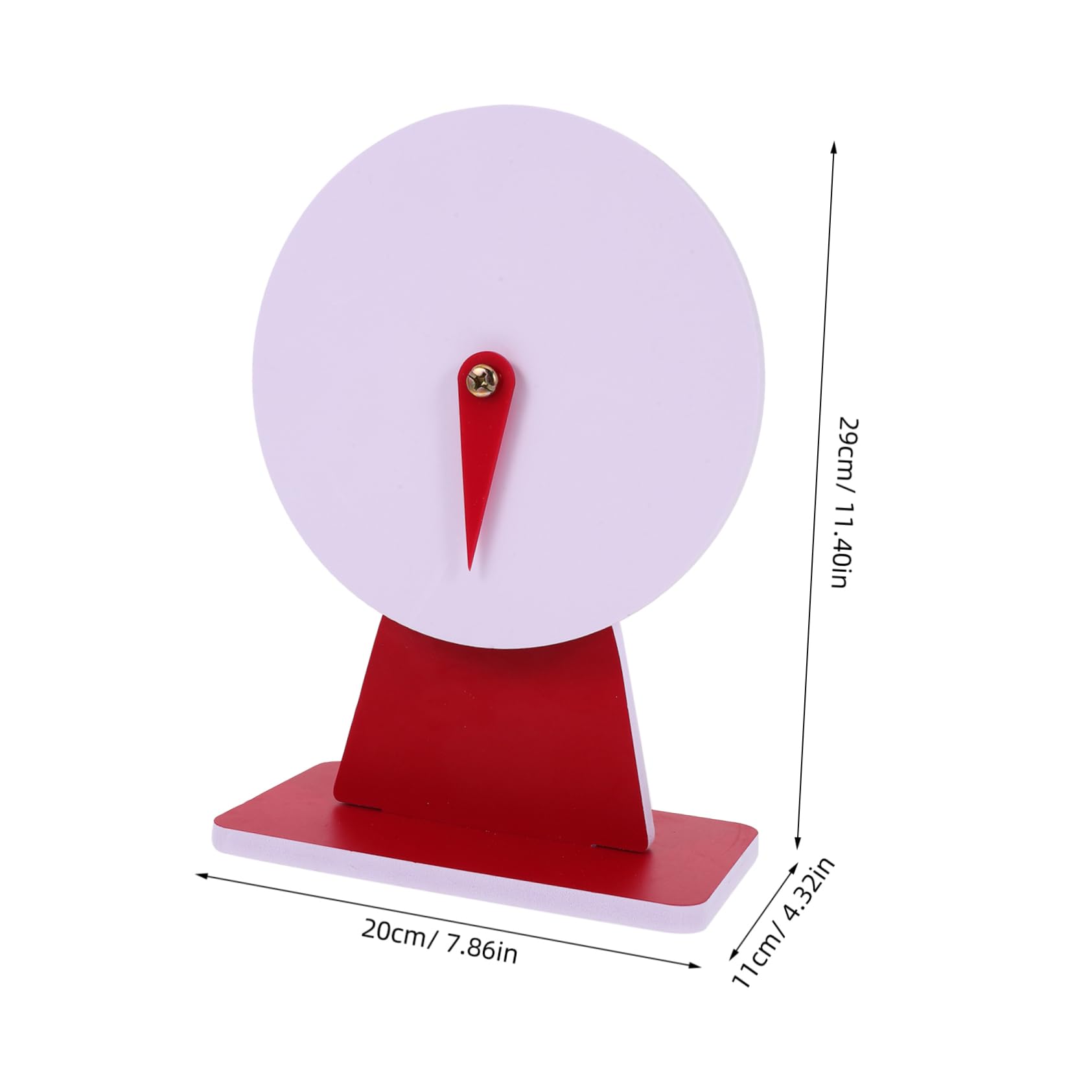 PRETYZOOM Game Prize Turntable Rotating Lucky Draw Wheel for Parties Compact Size