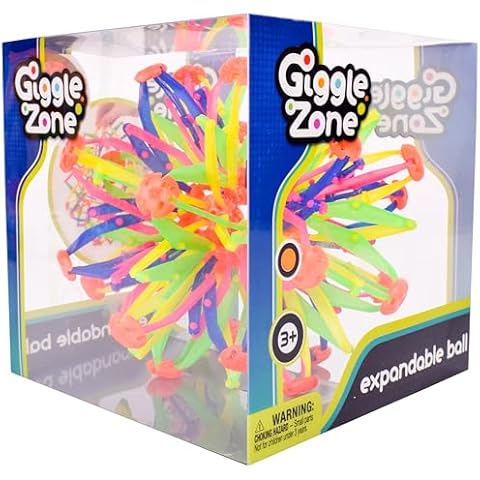 Sunny Days Entertainment Expandable Ball – Breathing Toy Sphere for Kids & Adults – Expands from 6.5’’ to 13" Cover