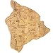 Totally Bamboo Hawaii State Destination Bamboo Serving and Cutting Board