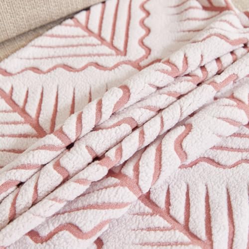 Image of HOMETHREADS Stretchable Elastic Jacquard Chair Seat Cover | Removable, Washable & Durable Chair Protector | Ideal for Dining Room, Kitchen, Restaurant & Party Chairs (Pink, Pack of 1)