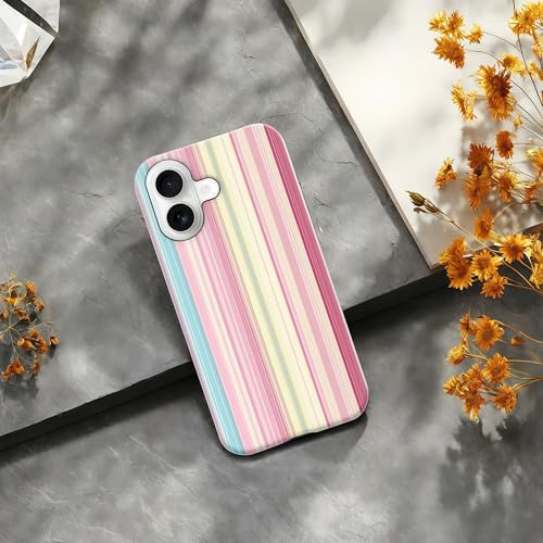 Coque iPhone 17 rigide double couche et étui arc-en-ciel durable