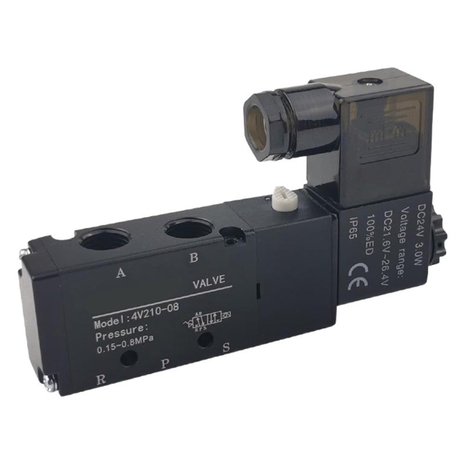 Électrovanne pneumatique 4V210-08 distributeur 5/2 voies commande de vérin 4V220-08
